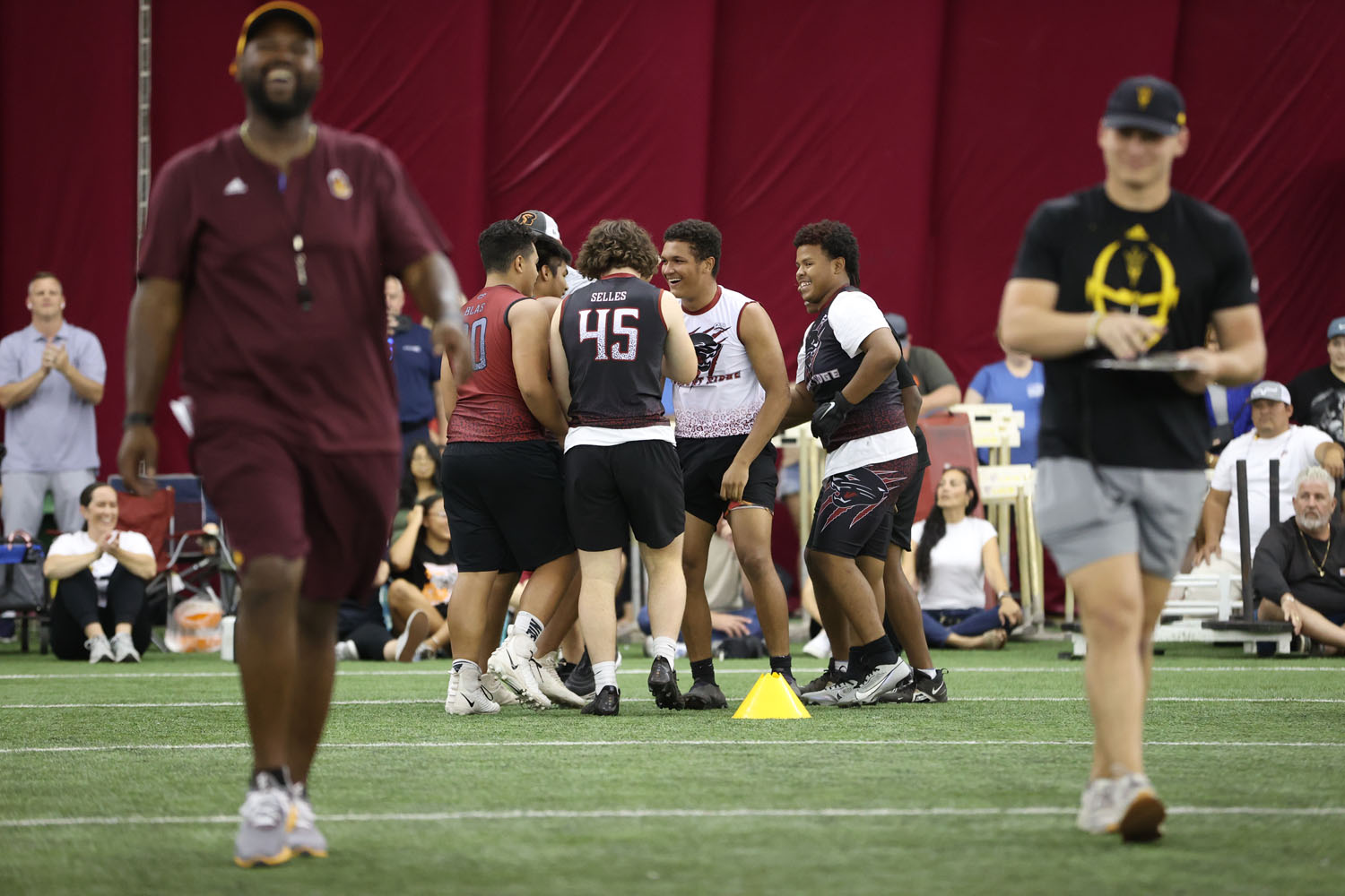 DRHS celebrating the win!