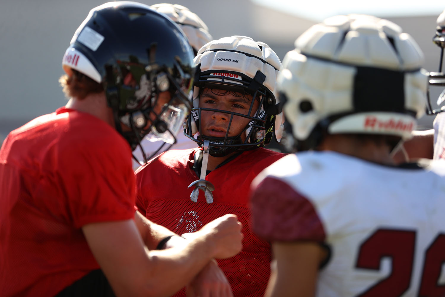 RB listening for the play