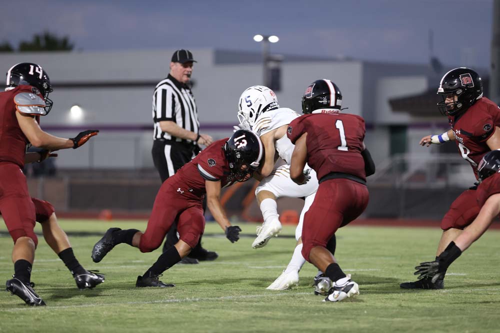 Jaguar Defense making the tackle